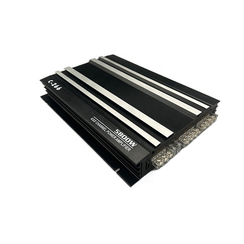 5800W High Power Car Audio Modified Amplifier Good Price Class AB 4 Channel Car Amplifier