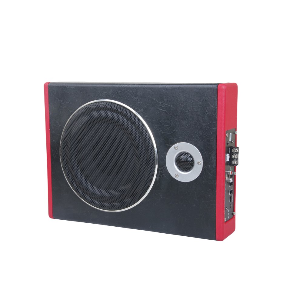 Soft Car Bass Speaker Vehicle Ultra-thin Active Subwoofer High Quality Car Audio Underseat Subwoofer Carton Package DC 12V TT 24