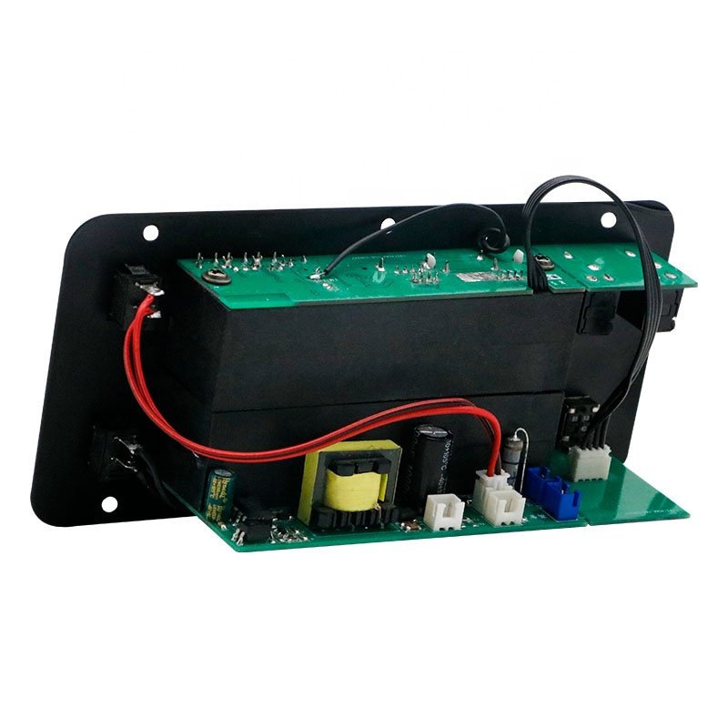 LDZS Amplifier Board 30-120W Blue-tooth AMP USB FM Radio TF Player Audio Subwoofer DIY for Car Truck RV Camper