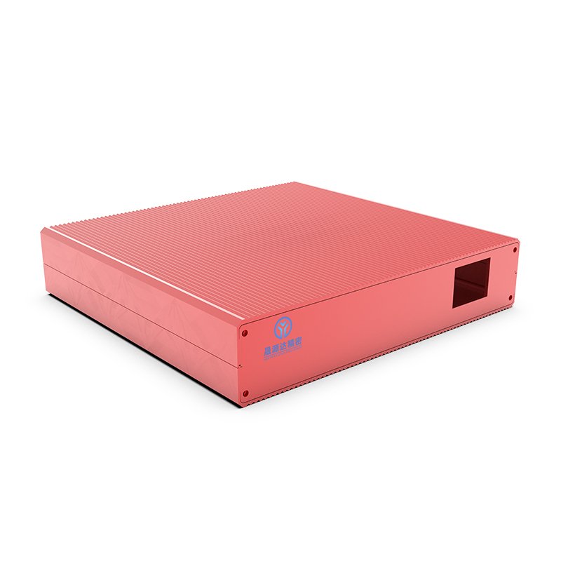 Power Amplifier Electrical Case Manufacturers Custom Split Car Amplifier Terminal Block Anodized Aluminium Extrusion Enclosure