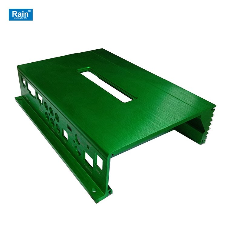 Custom CNC Aluminum Lathe Turning Milling Car Motor Amplifier Sound Enclosure Car Part Cnc Machining Parts