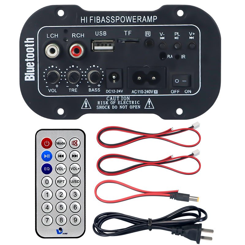 VIRE 25W Digital Audio Home Amplifier Module Professional Subwoofer HI-FI Bass Board Car Bluetooth 24V/220V Car Amplifier Board