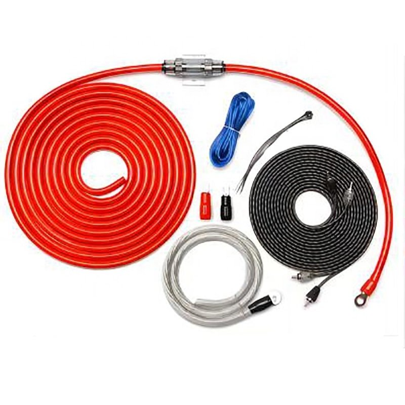0GA 4GA 8GA Gauge AWG OFC BC CCA 100% Car Auto Audio Amplifier Amp Install Wiring Kits