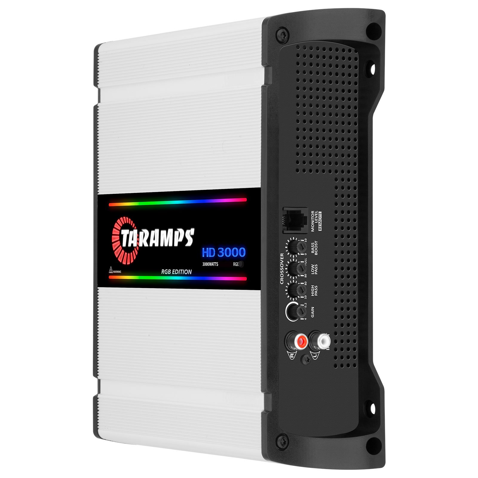 Taramps HD 3000 Digital 108 RGB Effects Amplifier 3000 Watts RMS 1 2 or 4 Ohms Full Range Car Audio System Monoblock Crossover