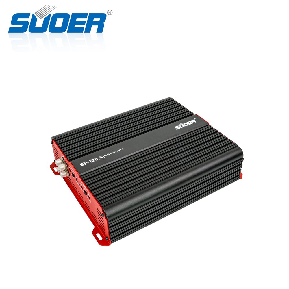 Suoer BP-120.4 Car Amp 4 Channel Amplificador Para Max Power 1500w Max Car Amplifier