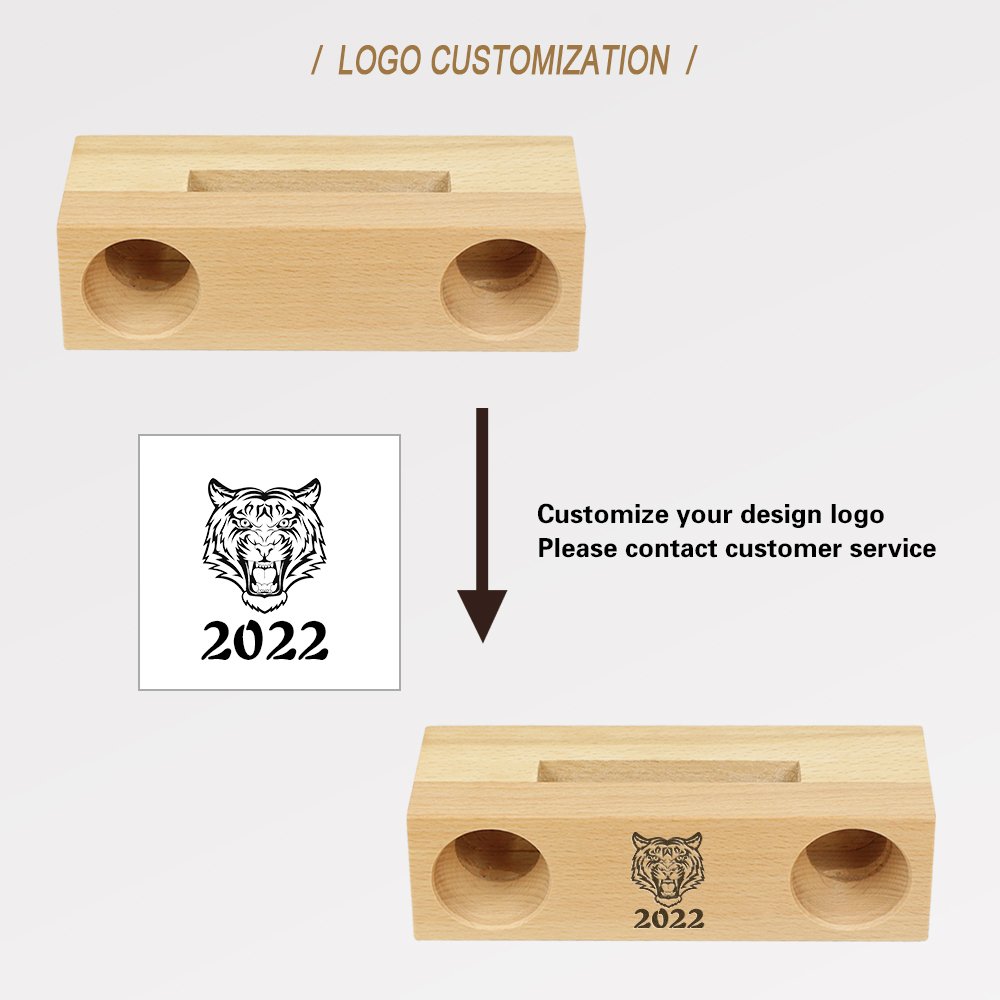 Winning Product 2024 Koa Wood Product Wholesale Wooden Speaker Phone Holder Bamboo Loudspeaker