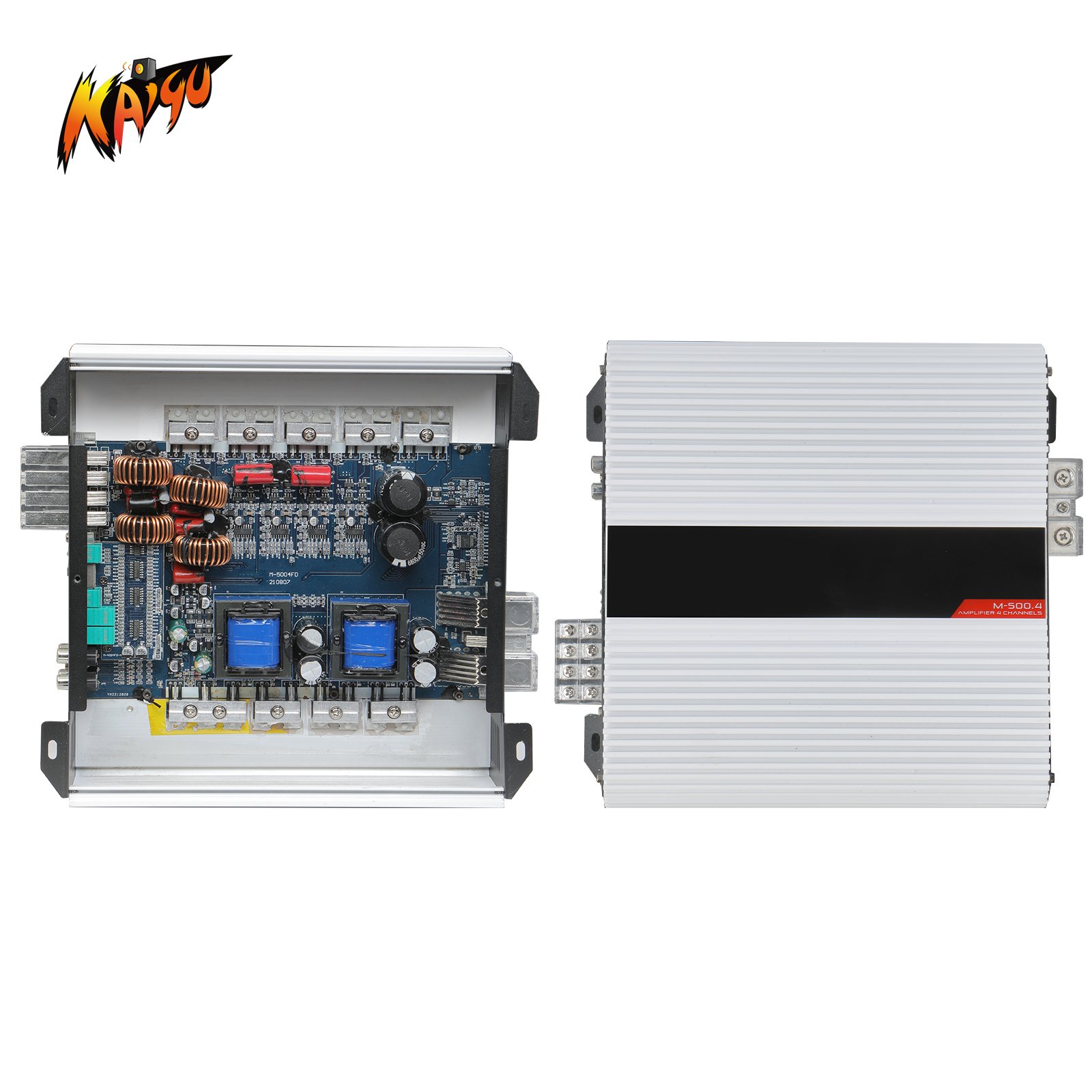 4CH Full Range Brazilian Style Car Amplifier with 500WrmsX4 and Good Price Car Amplifier for Car Audio