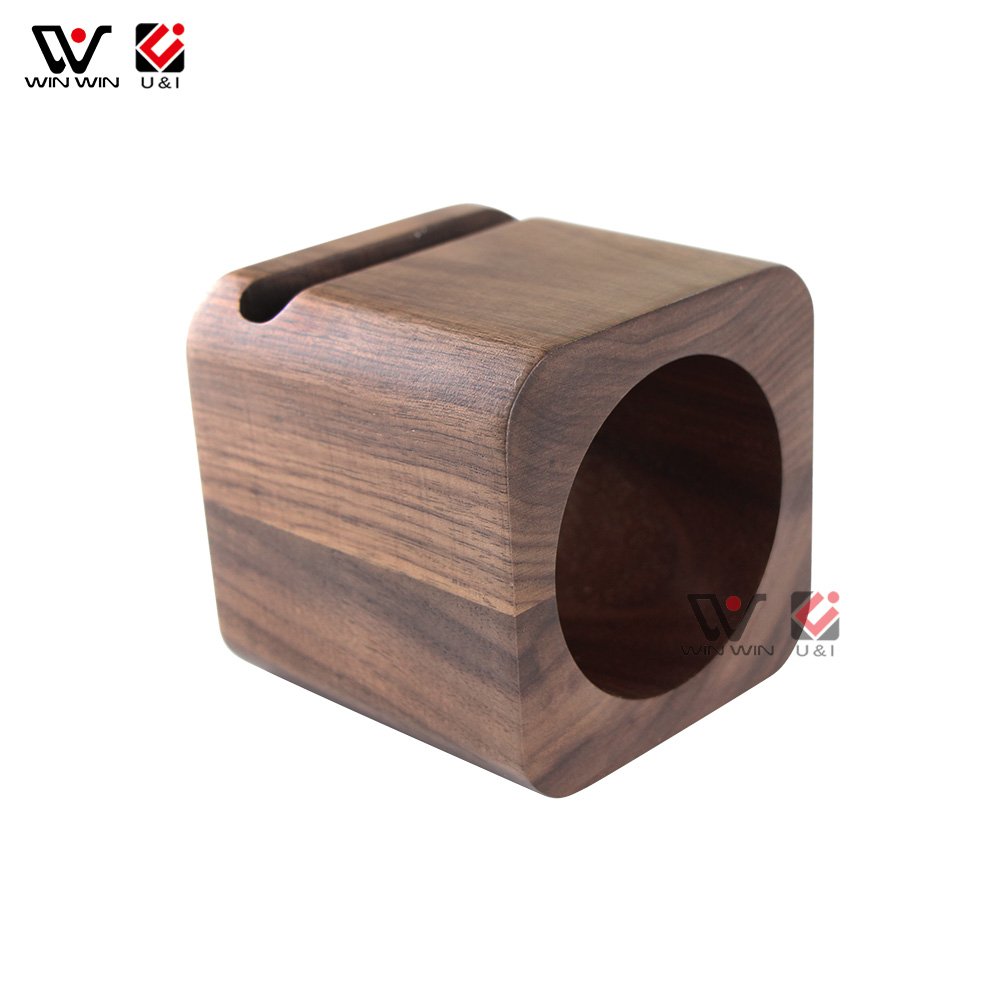 Winning Product 2024 Bamboo Loud Speakers Wood Speaker Home Audio Phone Stand