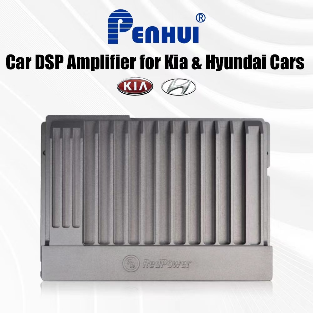 12 Channel Car DSP Amplifier Karaoke Modules for Kia & Hyundai Cars Audio Upgrade System 64W X12CH Optical Input BT