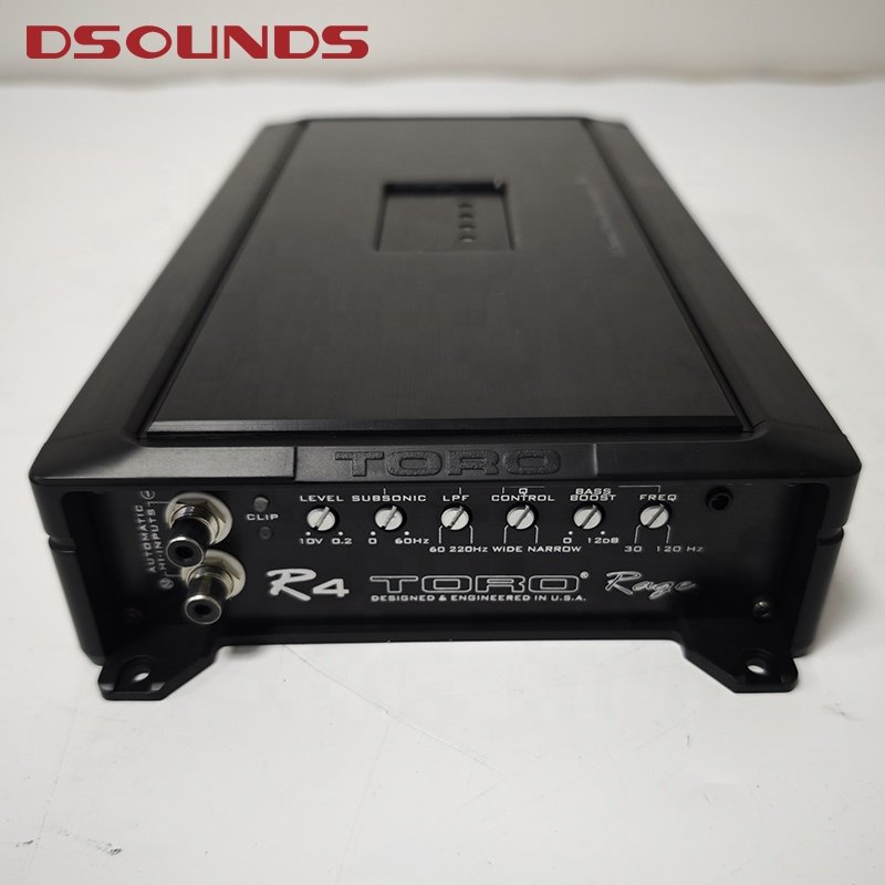 1250 Watts RMS / 2500w MAX - 1Ω Stable Full Range Monoblock Car Amplifier R4 with High Quality for Car Audio Woofer Speaker