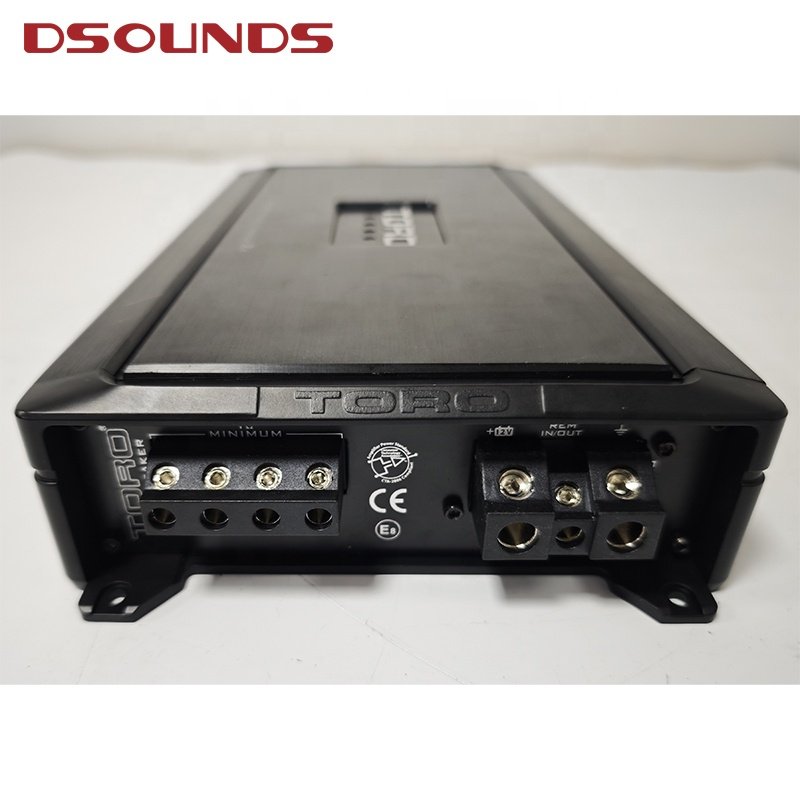 1250 Watts RMS / 2500w MAX - 1Ω Stable Full Range Monoblock Car Amplifier R4 with High Quality for Car Audio Woofer Speaker