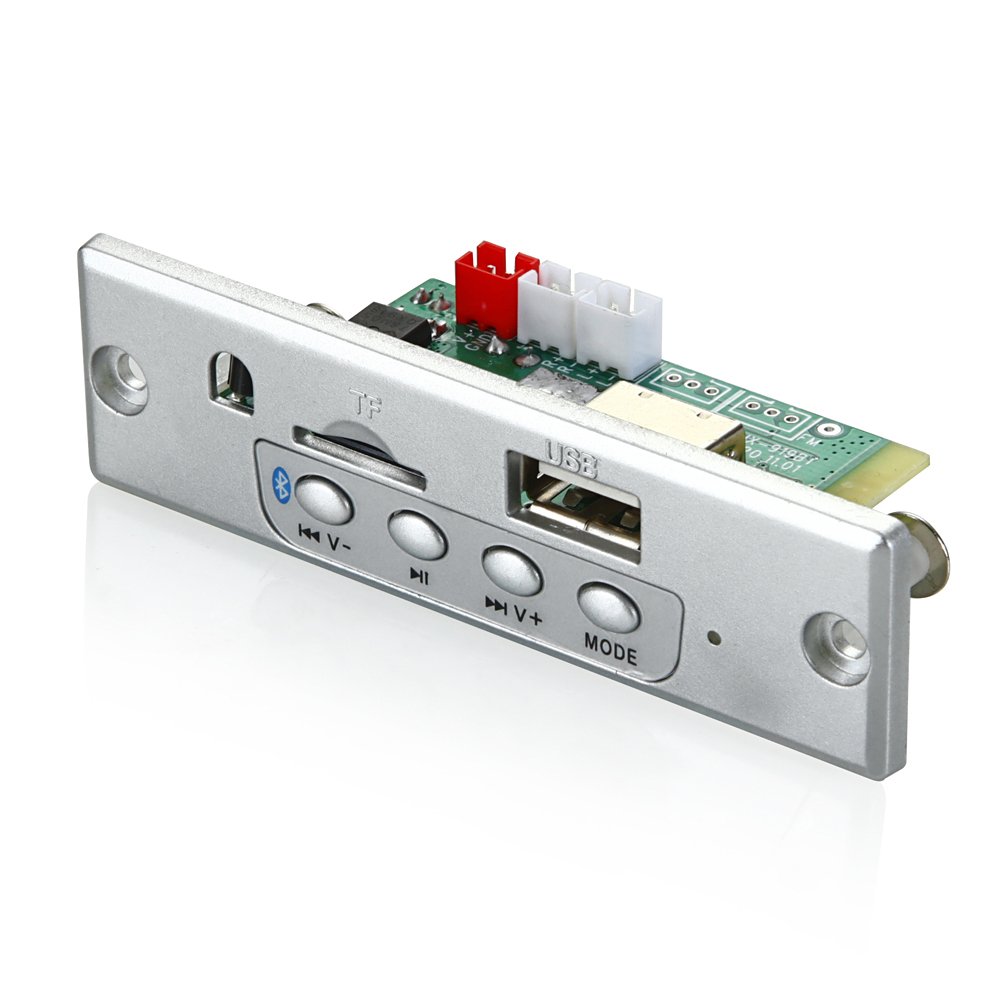 50W 12V Car MP3 Player Amplifier Bluetooth 5.0 25W MP3 Decoder Board USB Recording Module FM AUX Radio Hands-Free Speaker Music