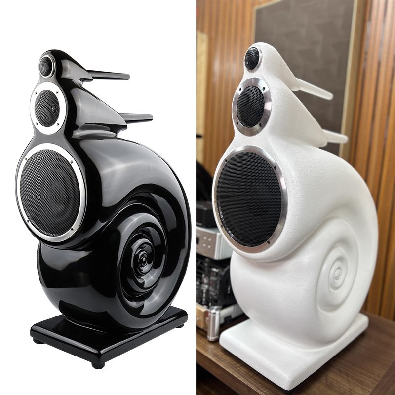 Big Nautilus 8-inch HiFi Passive Tower Speaker Home Theater Sound System Speaker 3-frequency Good Sound Speaker