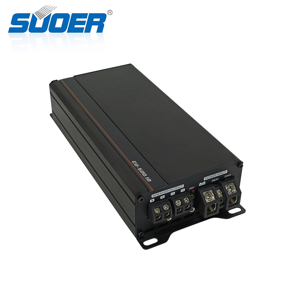 Suoer CU-500.1 500 Watts Rms Power Car Amplifier Monoblock 1500 Watts Max Power Car Amplifier