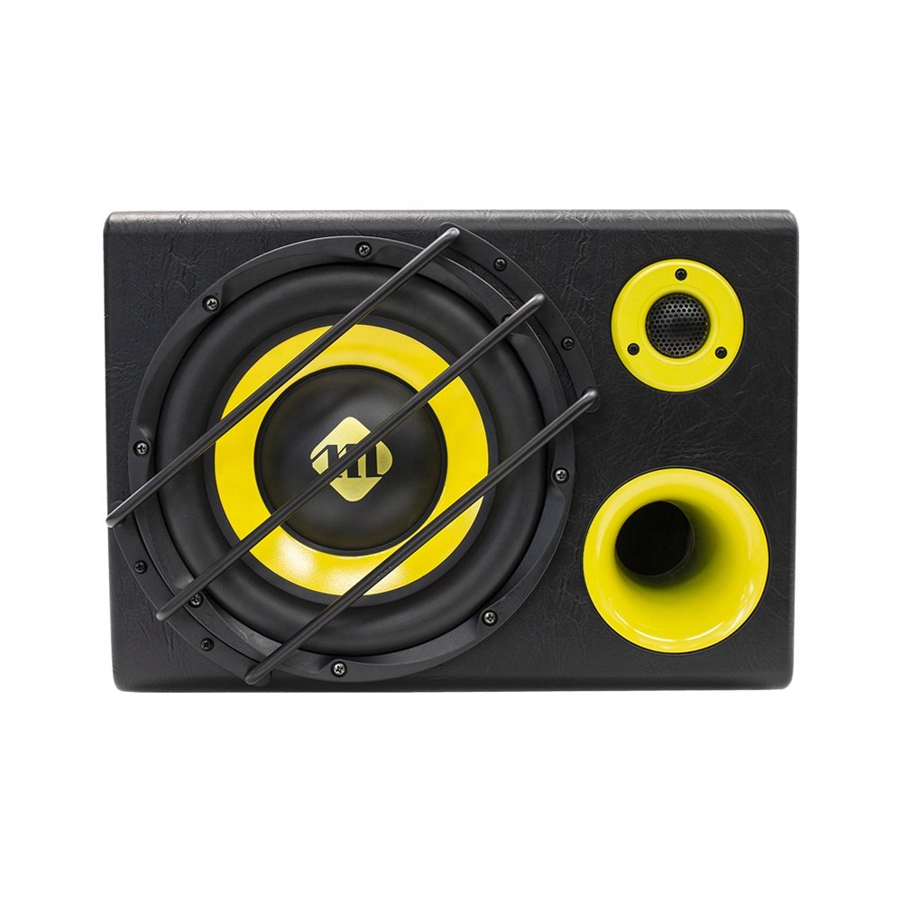 Magical Newest 2000W Trapezoid Car Super Bass 12 Volt 8 Inch Active Car Subwoofer 8" Car Active Amplifier Subwoofer