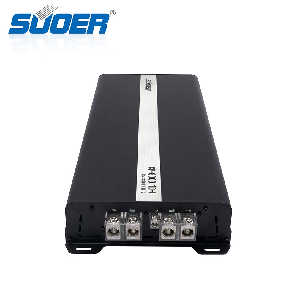 Suoer CP-8000 High-Power 8000Watts Car Amplifier Big Class D Mono Channel With Crossovers Combination