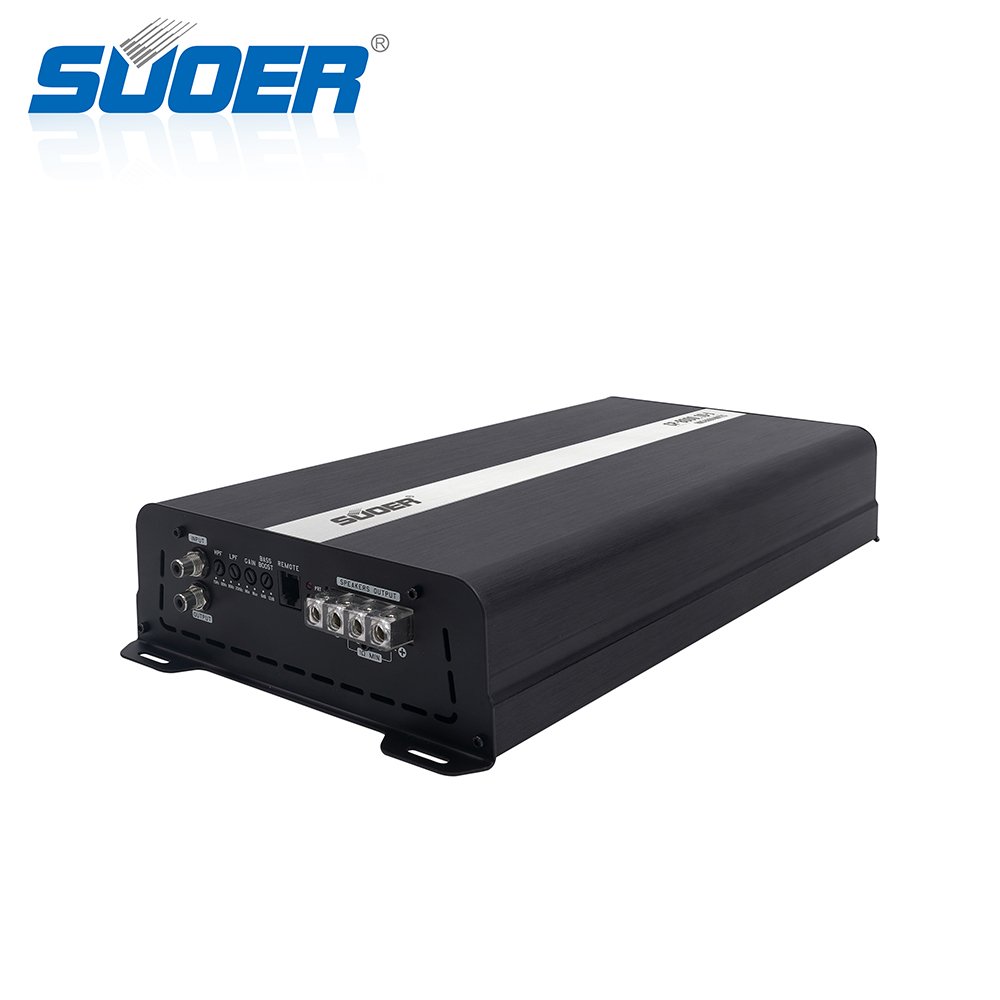 Suoer CP-8000 High-Power 8000Watts Car Amplifier Big Class D Mono Channel With Crossovers Combination