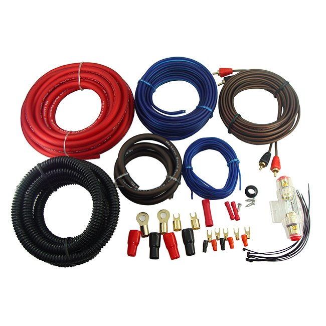 SoundBox ECK4v2, 4 Gauge Amp Kit - Complete Amplifier Install Wiring - 2500W