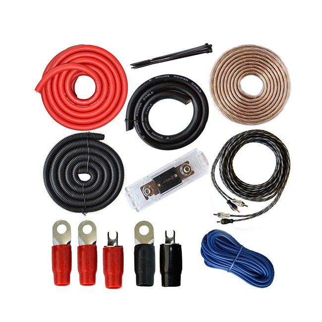 SoundBox ECK4v2, 4 Gauge Amp Kit - Complete Amplifier Install Wiring - 2500W