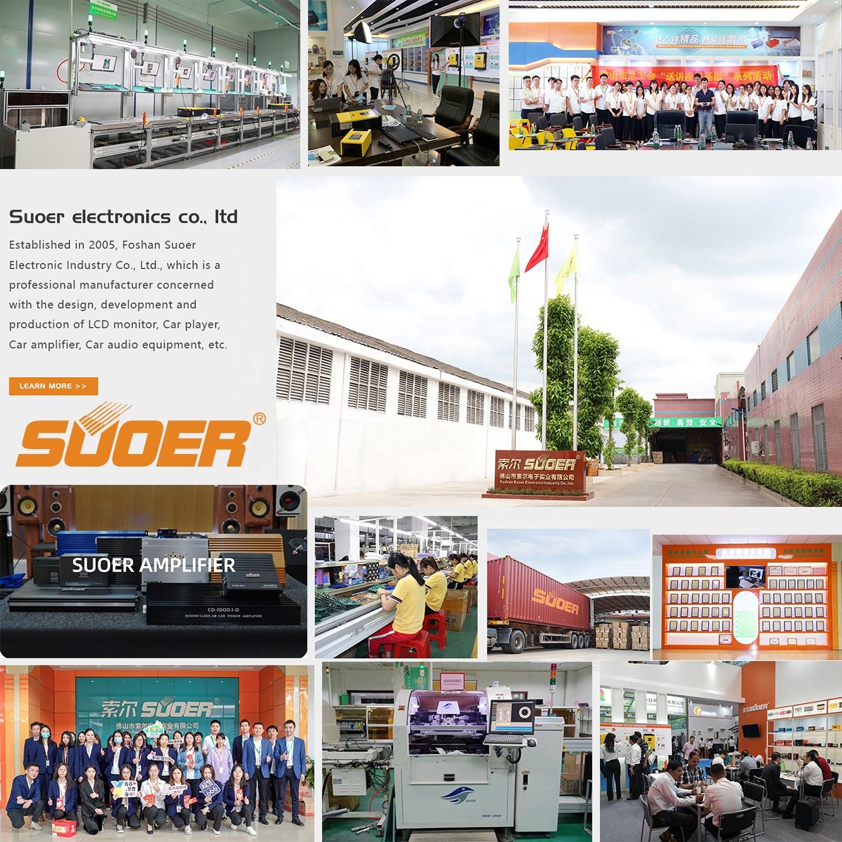 Suoer CL-5K 12V 1000w/2000w/3000w/4000w/5000w/8000w/10000w Car Amplifier Monoblock Audio MONO Channel Class D Car Amplifiers