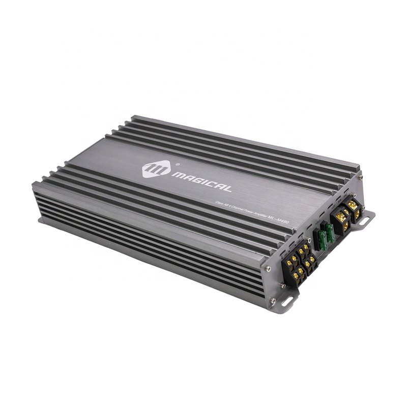 VK 12V 4-Channel Amplifier Class AB Monoblock High Power Car Woofer with Amplifier Car Amplifier