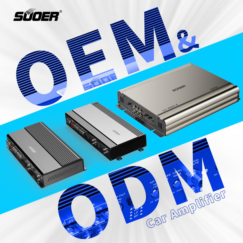 Suoer Car Amplifier Mono Channel 260 Watts to 10000 Watts Accept OEM and ODM Car Audio Amplifier