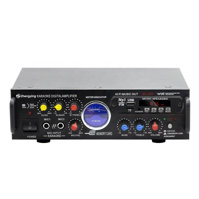 Multifunctional Bt Power Amplifier Home Car Plug-in Card Small HIfi Professional High-power Power Amplifier Manufacturer