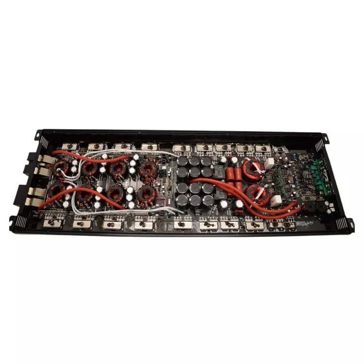 Factory Best Selling SPL Korean Amplifier Big Power 5000.1 RMS 14.4V Car Audio Amplifier for Car