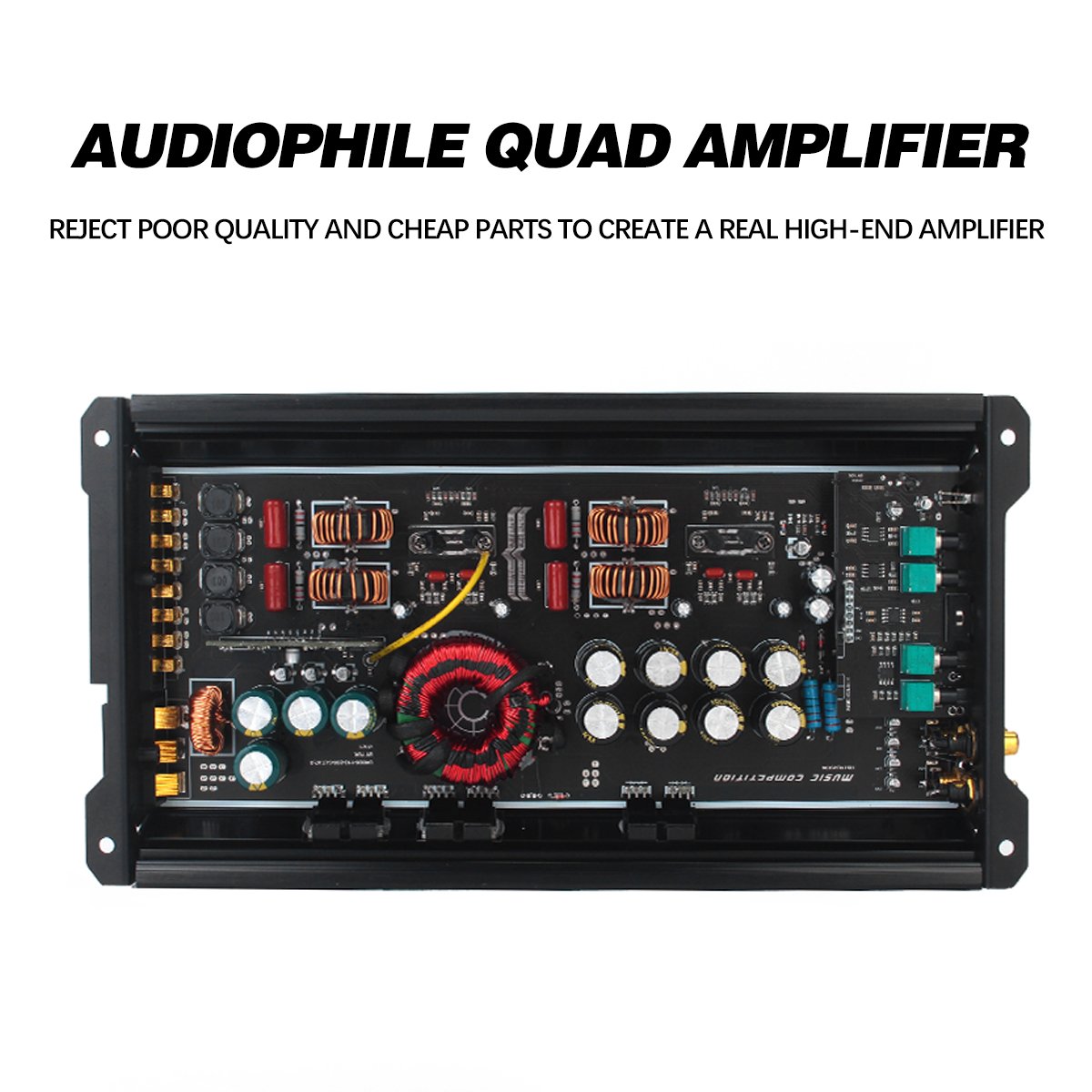 Mini Amplifier4*100w Powered DSP 4channel Car Audio Amplifier