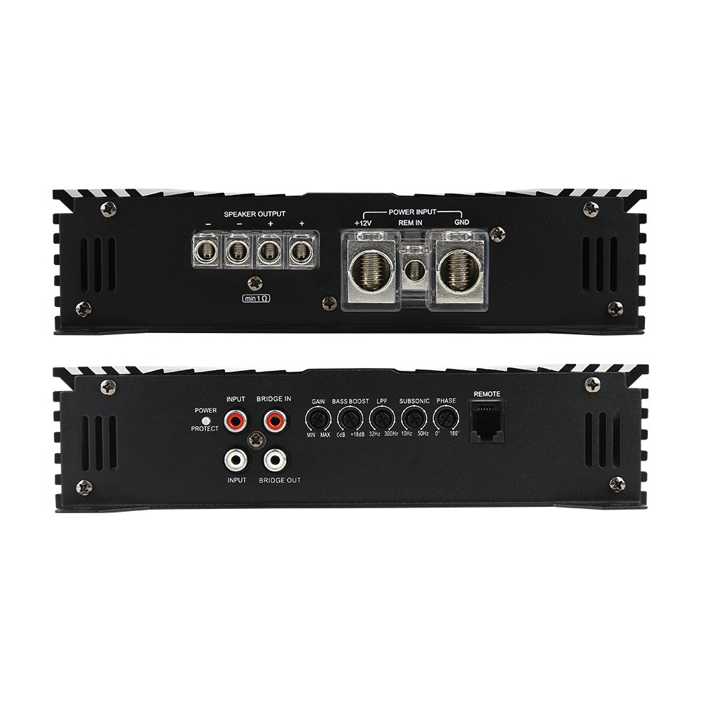 QMF-HP1500.1D High Power Similar Korean Built Board 1500 Watts Car Amplifiers for Subwoofers Class D Mono Block Car Amps