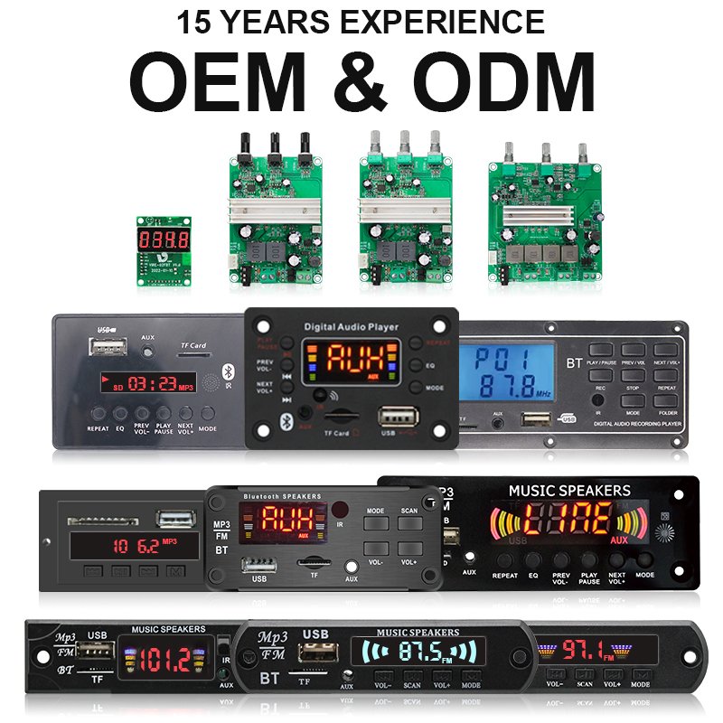 VIRE 2*20W Amplifier Wireless Bluetooth Car Audio Car Speaker MP3 Player Module MP3 WMA Car Radio Decoder Board