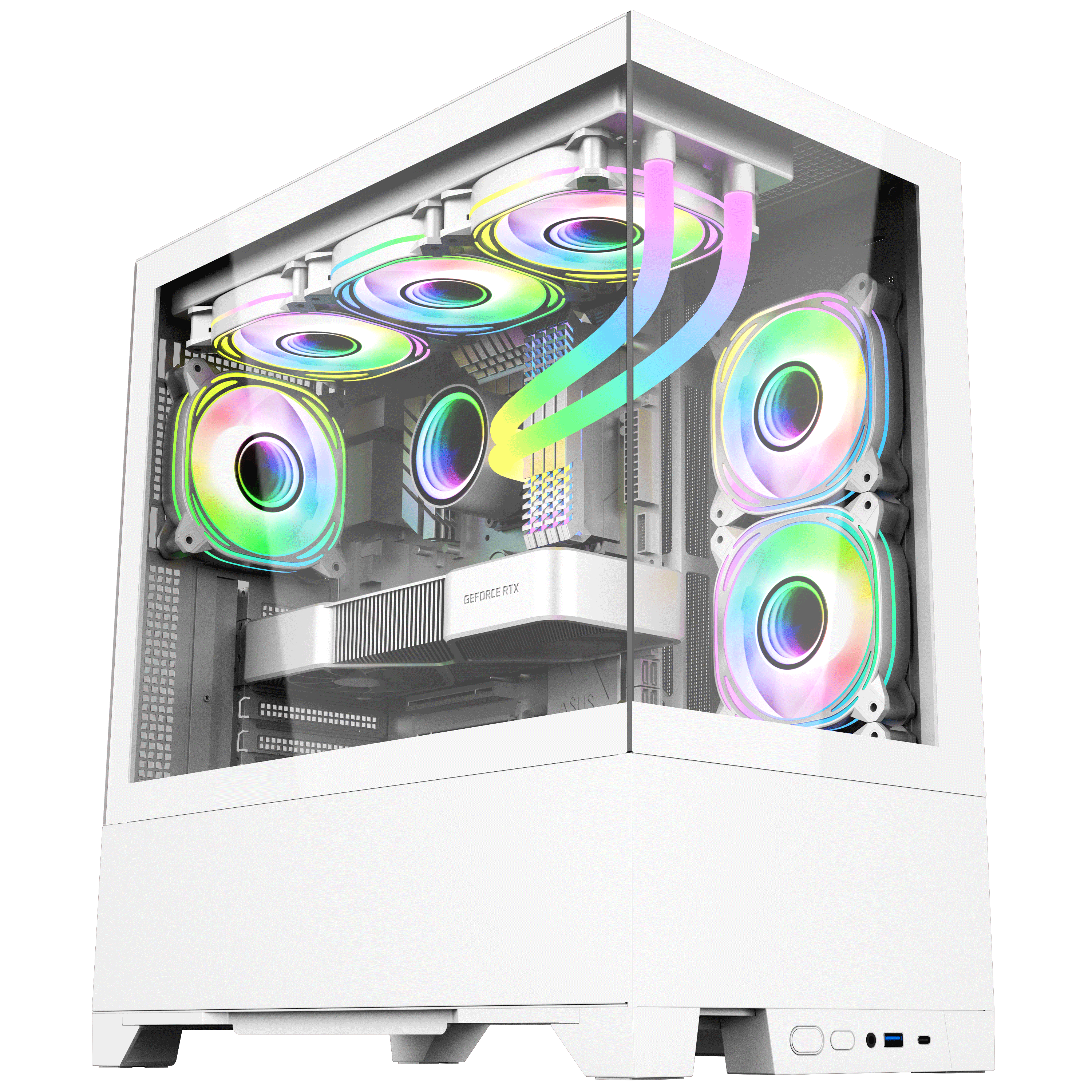 XYZCASE New Product Computer Hardware M-atx Pc Gaming Computer Case Business Gaming Computer Case Tower