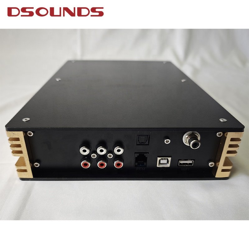 High Power Car DSP Amplifier with Japan Tube 6 in 10 Out and 31 Band EQ with 4 Channels High Power Class AB Car DSP Amplifier
