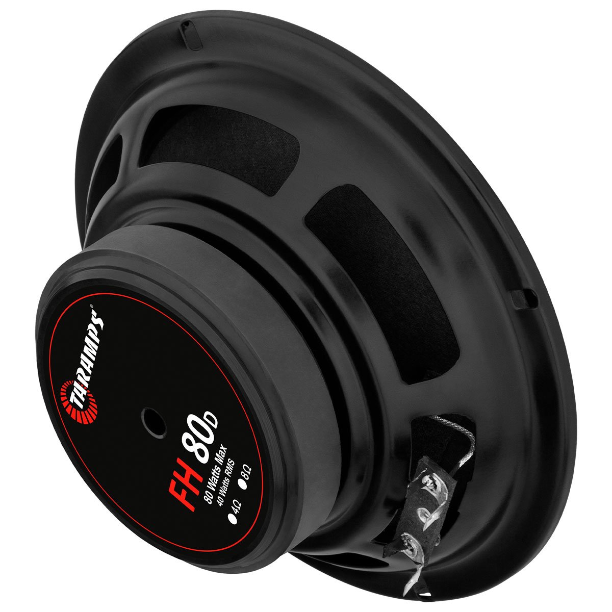 Taramps 6" FH 80D 4 or 8 Ohms Car Audio Speaker 40 Watts Rms 80W Max Woofer Mid Bass to Mid High Loudspeaker 6 Inches Full