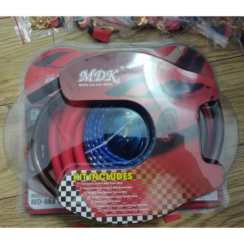 New Arrival 0 Gauge Car Audio Cable Kit Amplifier Amp Install Wiring Power Cable Amplifier Subwoofer Speaker Radio Sound Line