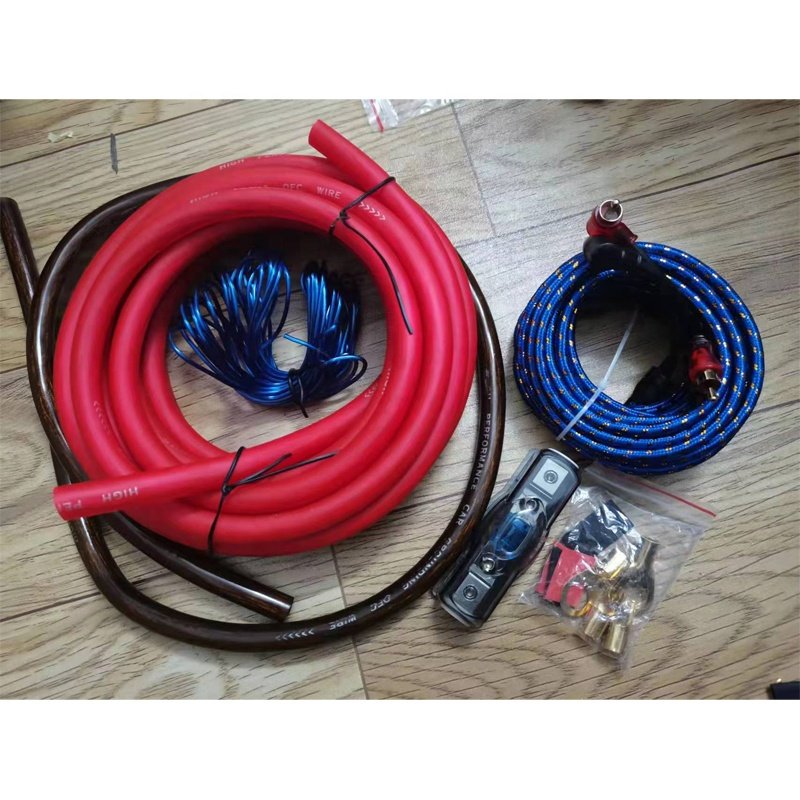 New Arrival 0 Gauge Car Audio Cable Kit Amplifier Amp Install Wiring Power Cable Amplifier Subwoofer Speaker Radio Sound Line