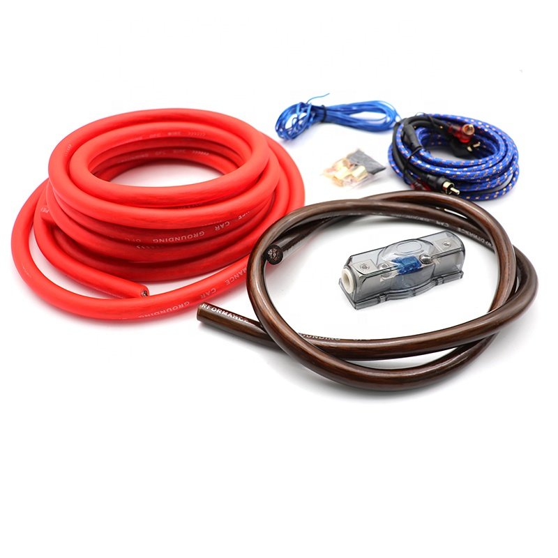 New Arrival 0 Gauge Car Audio Cable Kit Amplifier Amp Install Wiring Power Cable Amplifier Subwoofer Speaker Radio Sound Line