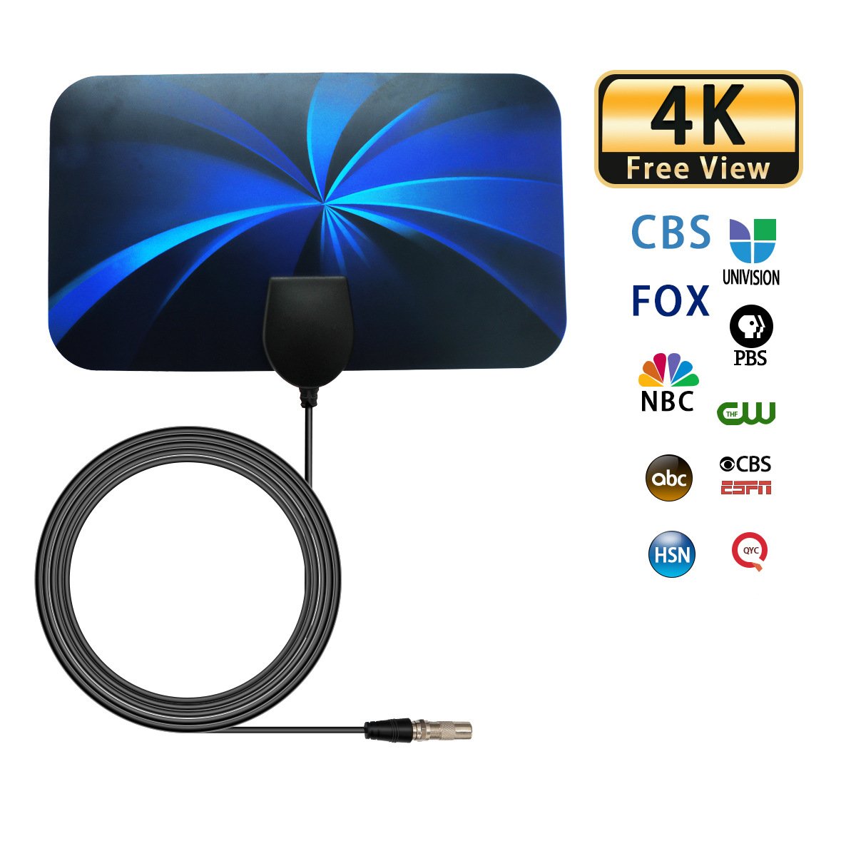 210*120-color Mini Hdtv Antenna Hd Tv-t2 Antenna New Design Digital Antenna Black Portable Indoor Satetage 25dbi 75ohm CN;GUA