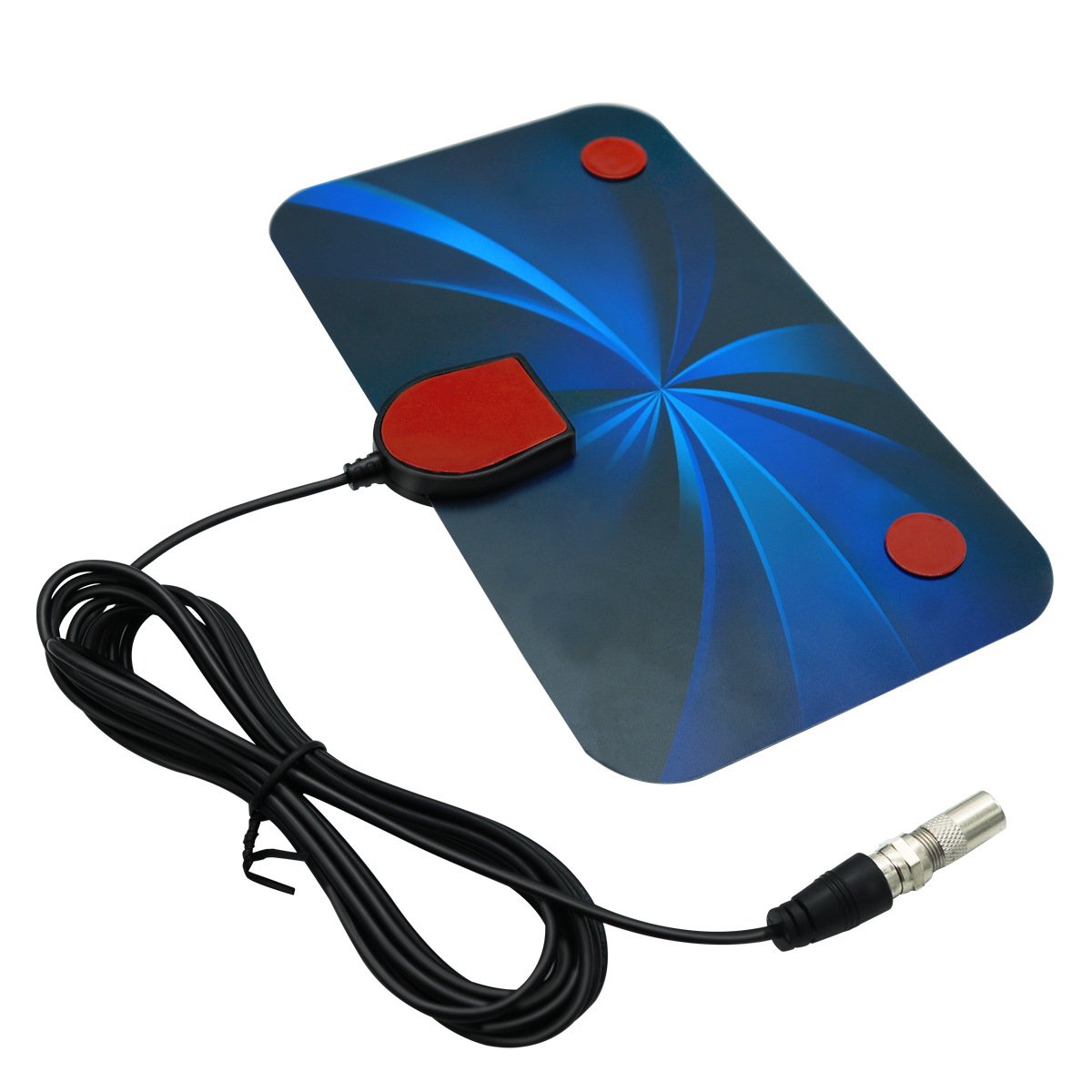 210*120-color Mini Hdtv Antenna Hd Tv-t2 Antenna New Design Digital Antenna Black Portable Indoor Satetage 25dbi 75ohm CN;GUA