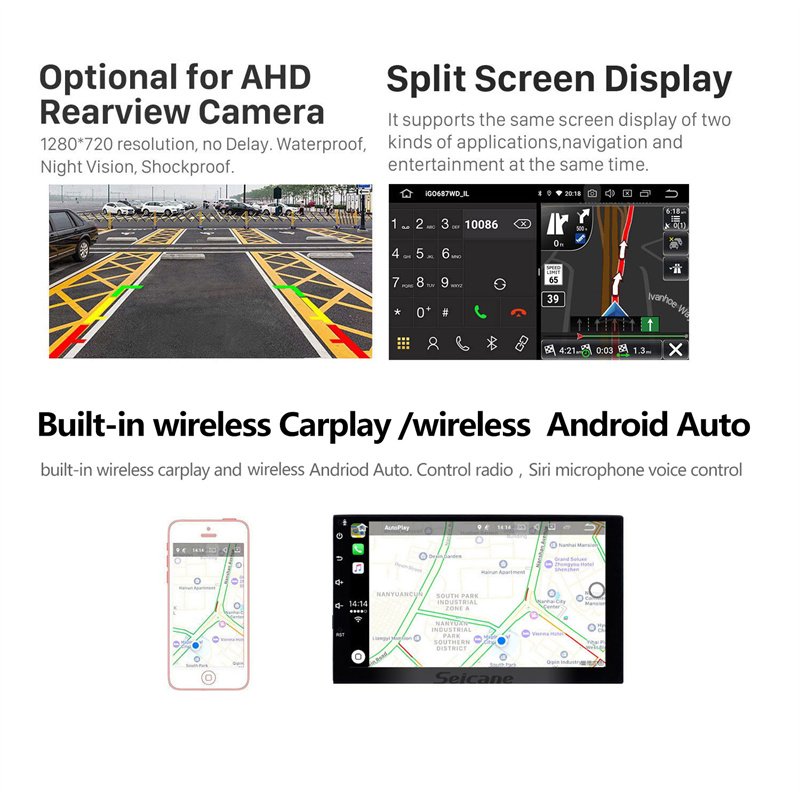 9 Inch Android 13.0 Single Din Car Stereo Touch Screen Car Multimedia Player for 2015-2018 SOUEAST DX7