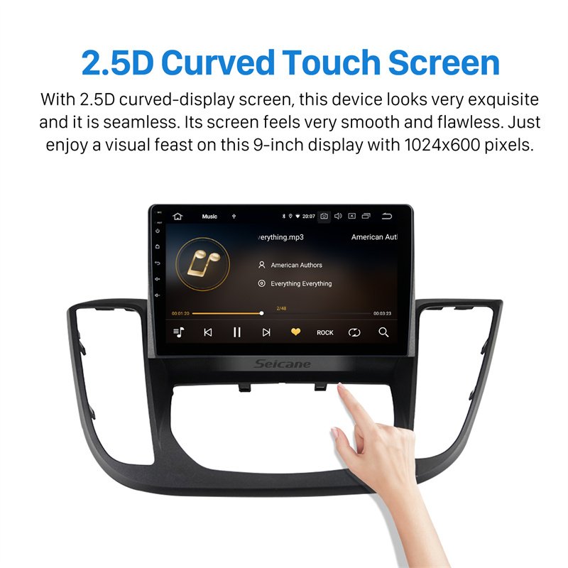 9 Inch Android 13.0 Single Din Car Stereo Touch Screen Car Multimedia Player for 2015-2018 SOUEAST DX7