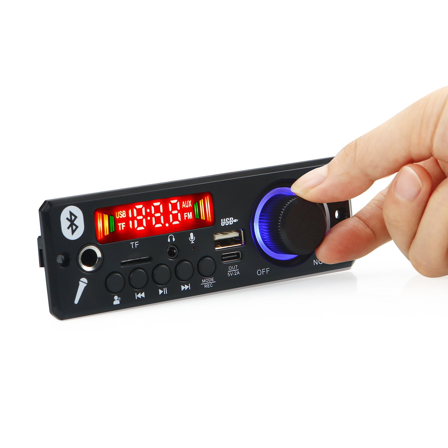 JX-X1 2x80W MP3 Board Music Speakers Handsfree Call Car Radio Module