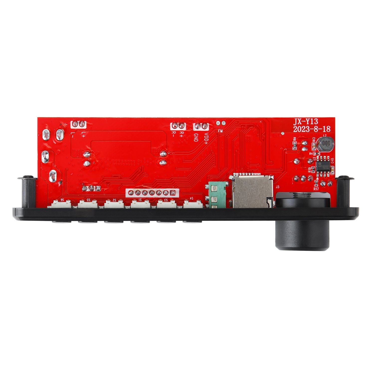 2*75W Amplifier Bluetooth 5.0 MP3 WAV APE Decoder Board 12V DIY Car FM Radio MP3 Player TF USB Microphone Handsfree Call Card
