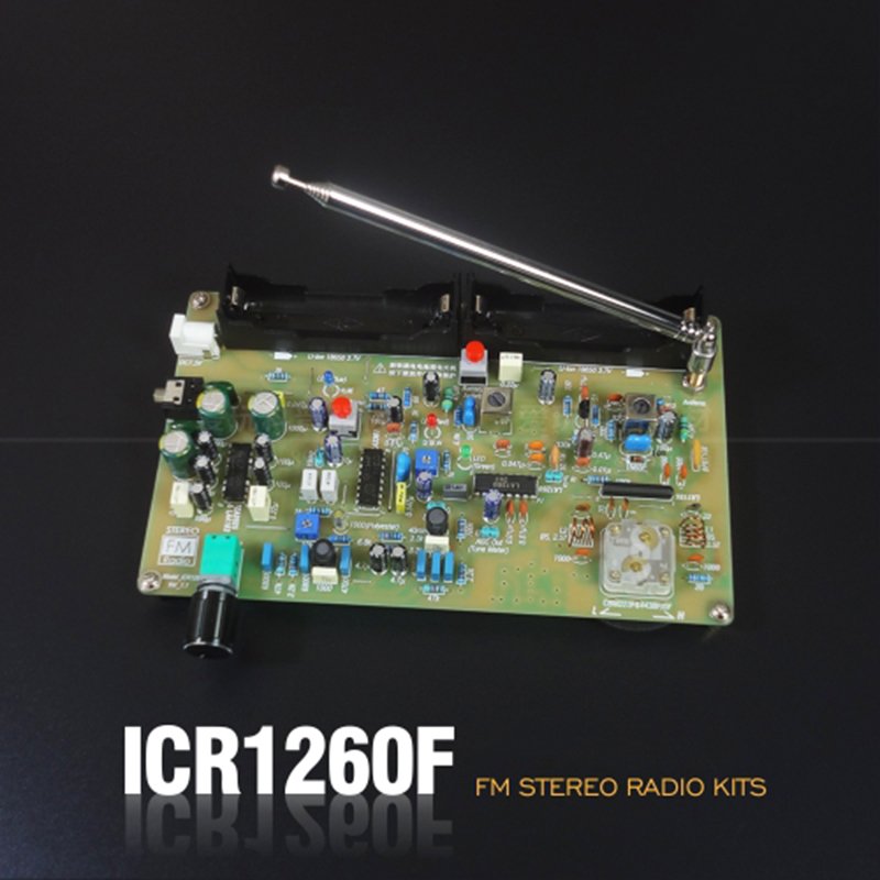 IRC1260F Radio Board Digital Frequency Modulation Radio Board 88~108MHz Stereo Decoding DIY FM Radio