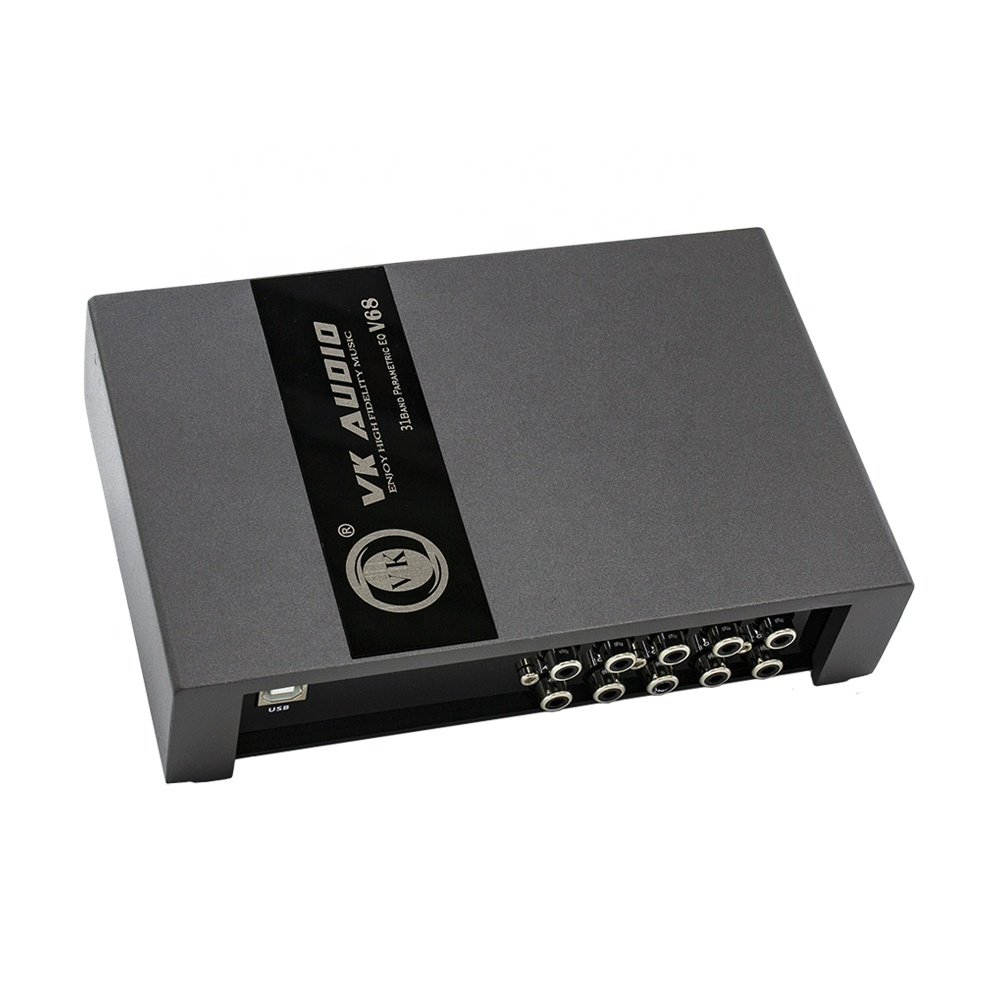 VK 31 Band EQ DSP New Design Class D 12V Car Audio DSP Amplifier Processor Play Lossless 4 Way 6 Way Car Audio DSP