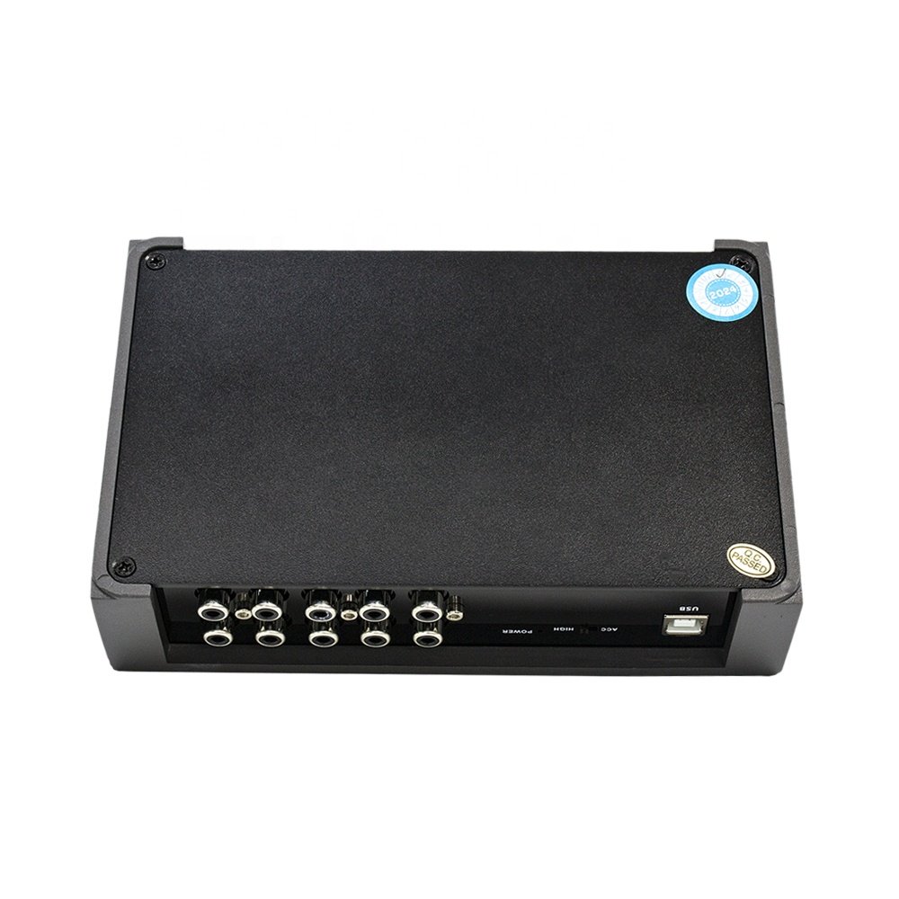 VK 31 Band EQ DSP New Design Class D 12V Car Audio DSP Amplifier Processor Play Lossless 4 Way 6 Way Car Audio DSP