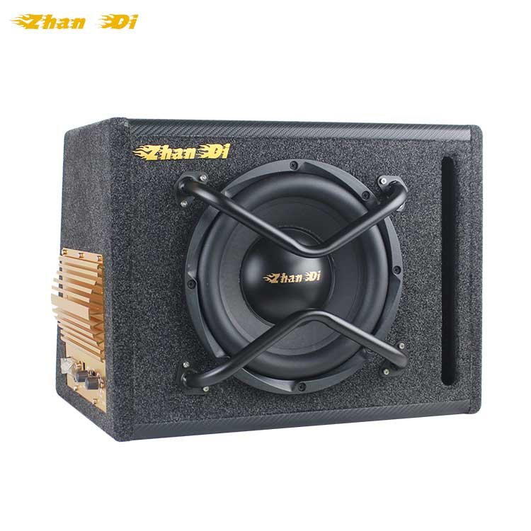 OEM Best Active 10 Inch Car Subwoofer with Single Coil DC 12V Car Amplifiers and Subwoofer Speaker for Audio Use