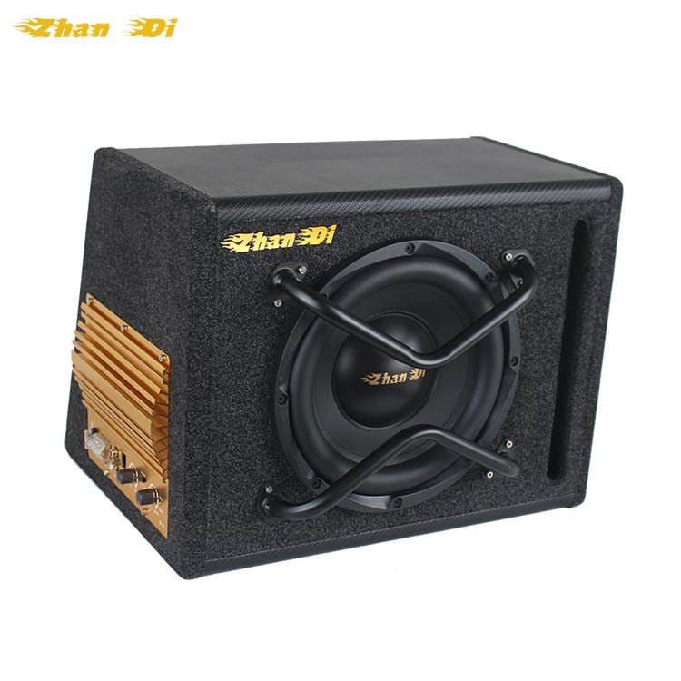 OEM Best Active 10 Inch Car Subwoofer with Single Coil DC 12V Car Amplifiers and Subwoofer Speaker for Audio Use