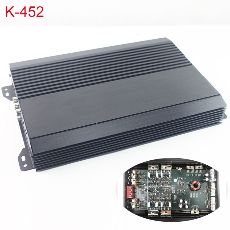 Wholesale 12V Car Amplifier New Auto Amplifier Class AB 4 Channel Audio Amplifier with Crossovers for Full Frequency Car Audio