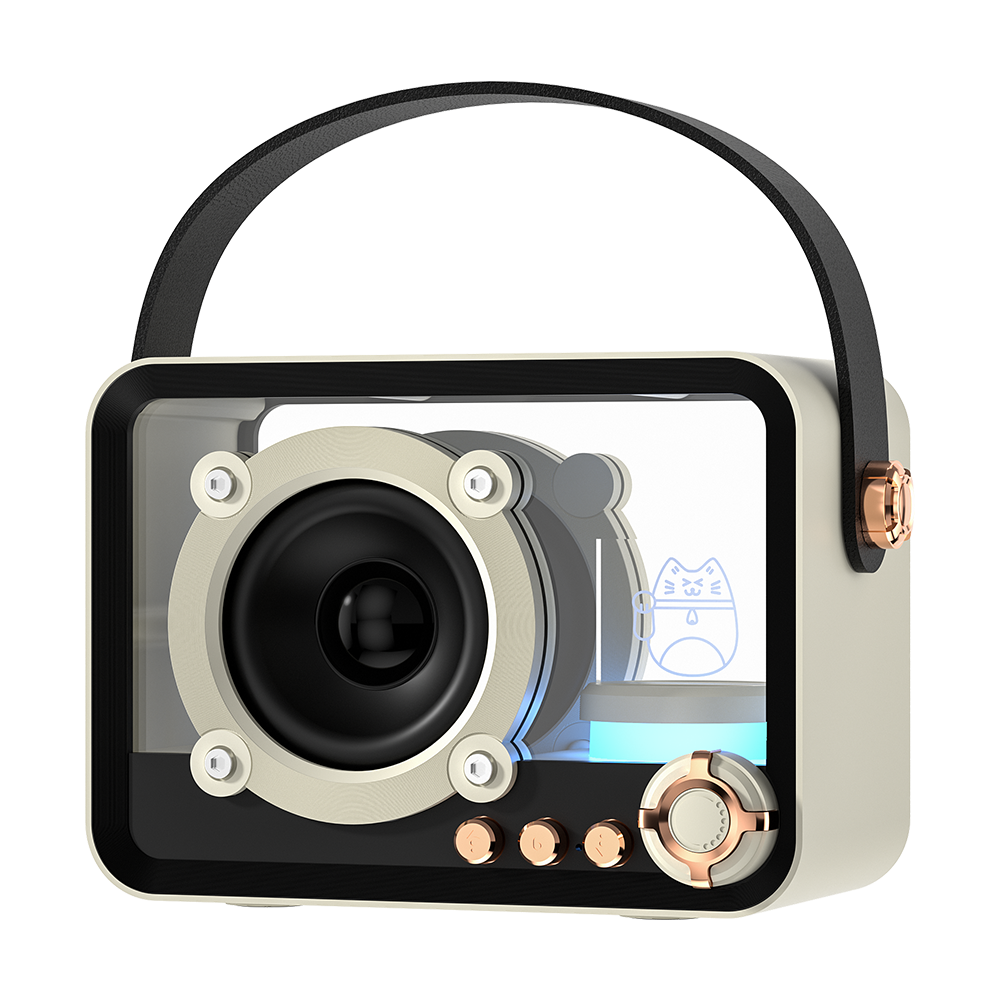 Colorful Punk Style Audio Wireless Speaker with Transparent Cell Phone Mobile Phone Accessory